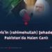 Şeyh İdris’in (rahimehullah) Şehadeti: DAEŞ Pakistan’da Halen Canlı