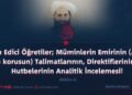 Islah Edici Öğretiler; Müminlerin Emirinin (Allah onu korusun) Talimatlarının, Direktiflerinim ve Hutbelerinin Analitik İncelemesi!   Bölüm 4